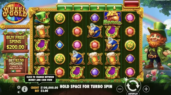 Wheel o'Gold Slot