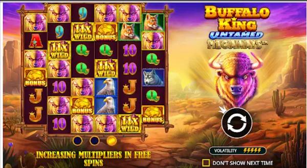 buffalo king untamed megaways