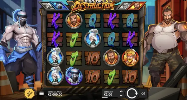 Fist of Destruction Slot Demo